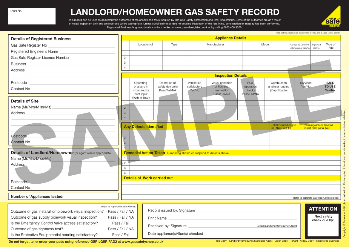 landlord gas safety certificates in doncaster